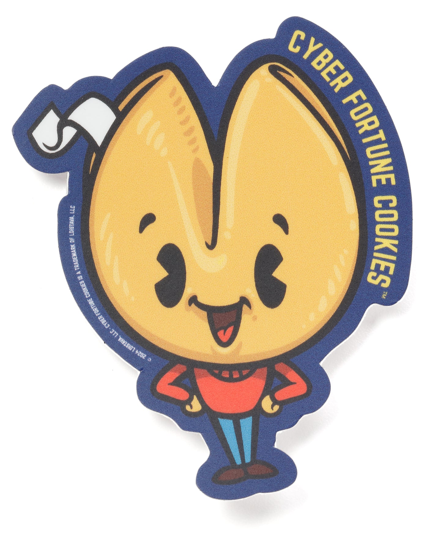 Laptop Stickers | Cyber Fortune Cookies | 3" x 3.5"